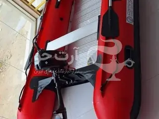 قایق بادی جیمینی و موتور قایق 2 پارسان