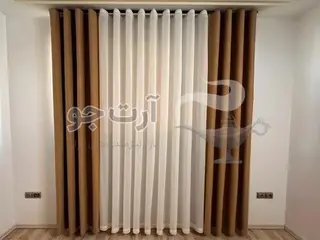 پرده پذیرایی با انواع دوخت (پلیسه،مینیمال و پانچ)