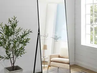 آینه قدی فلزی پایه دار الف مدل نوستالژی