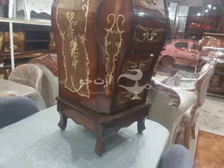 میز تلفن میز گرامافون معرق