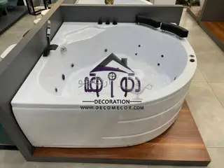 وان جکوزی کنج اکریلیک 150*150 دکومکور جکوزی کنج فول