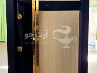 درب ضد سرقت آبنوس زیبا و کلاسیک مدل A10