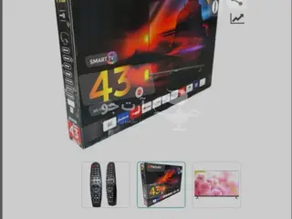 تلویزیون 43اینچ یونیوا ومدیااستار اسمارت دوگیرنده