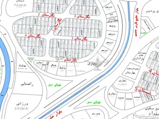 پردیس فاز 2محله2 زمین/  350متری /ویلایی باجواز