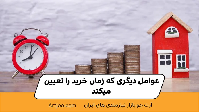 عوامل دیگری  که زمان خرید را تعیین می‌کنند